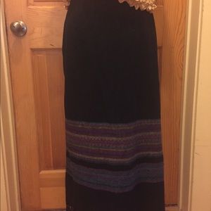 Michele fringed long skirt